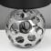 Perseus table lamp E27 40W silver 25x25x41 cm Risalux