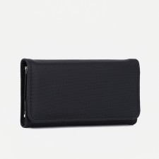 Women's wallet on a magnet, black color