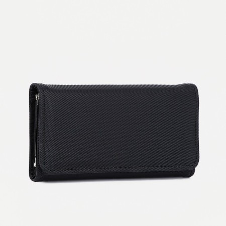 Women's wallet on a magnet, black color