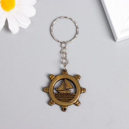 Trick Plastic for metal "Ship in the helm" 3.8x3.8 cm