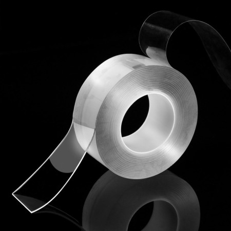 Sticky nano tape Torso, transparent, bilateral, acrylic 8 mm × 3 m-1