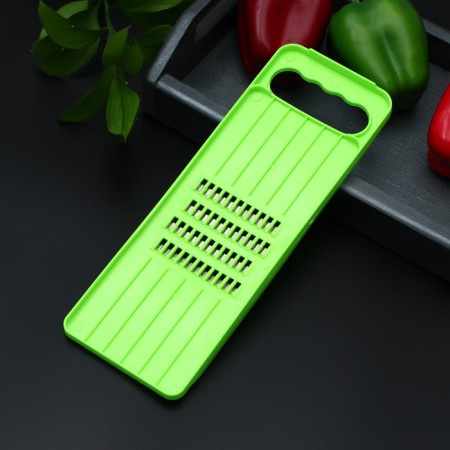 Terka for Korean carrots of the share "Assistant", four -row, 29 × 10 × 1 cm, green color-1