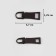 Poller for lightning, metal, 3.7 × 1.25 cm, 5 pcs, black color