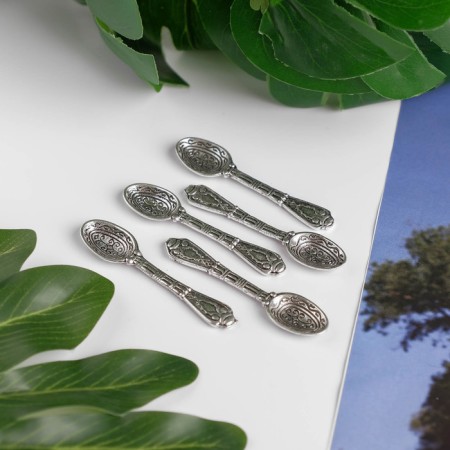 Souvenir wallet metal "Carved spoon" (B28849) 5x1.1 cm-1
