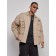 Jeaning jacket men's, size 50, beige color