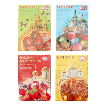 Set for decorating eggs "Easter Red", mix, 5 types-5