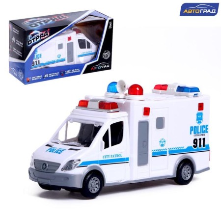Police machine, works on batteries, light and sound effects