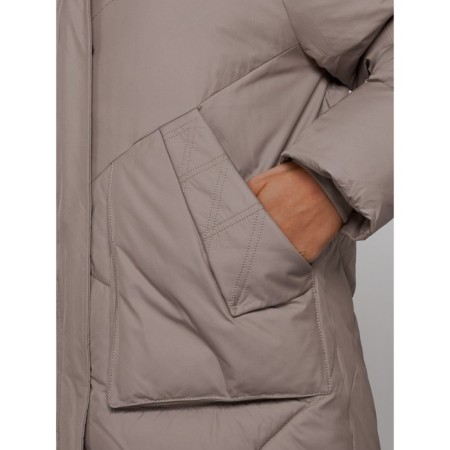 Winter jacket, size 52, light brown color-10
