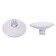 Supplosion universal silicone d = 40 mm, through hole, 20 pcs. In the set, the color is transparent