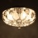 Svetogor chandelier "Butle" 8x60W E27 LED lighting chrome 60x60cm