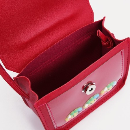Baby bag on magnet, raspberry color-2