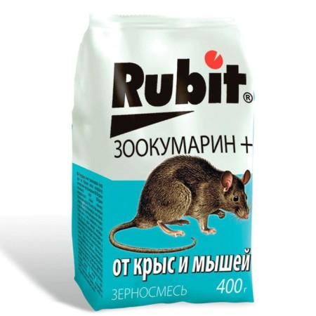 Grain mixture "Rubit" Zookumarin+. from rats and mice, 400 g