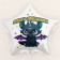Foil ball 18 "Bright holiday" in the form of a star, with a substrate