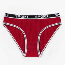 Cowards of women's slips collorista, burgundy color, size 42-44