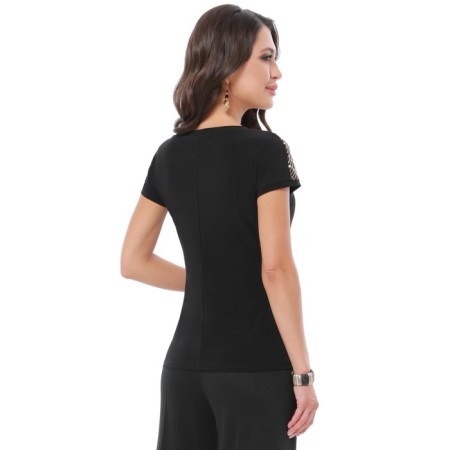 Female blouse "face", size 48-5
