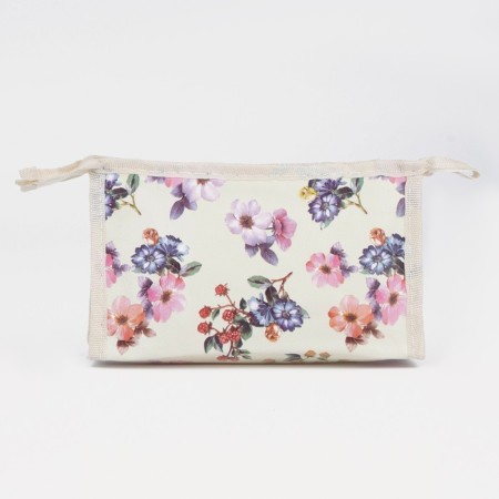 Lightning cosmetic bag, beige color-1