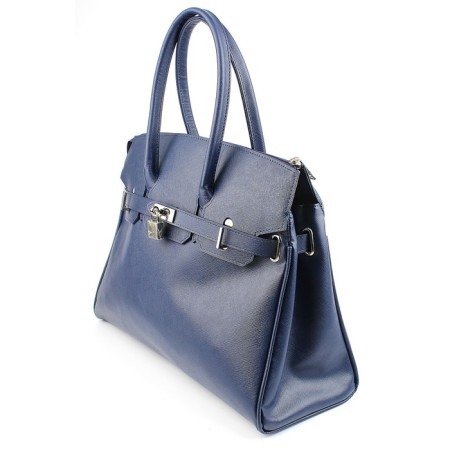 Women's bag, outer pocket, blue Safyan, Galatea-2