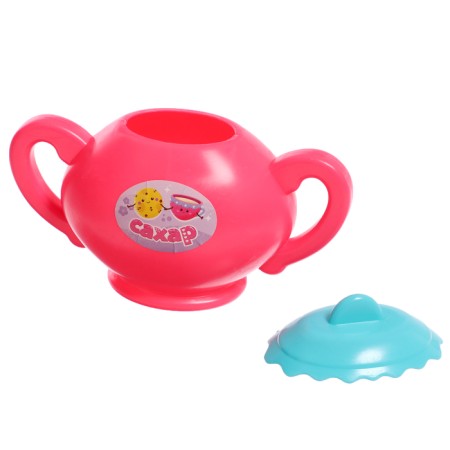Game set of dishes "Tasty tea drinking", in a purse-5