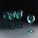 A set of glasses for the wine "Wave", glass, 350 ml, 6 pcs