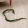 Soft toy "Snake", 18 cm, green color