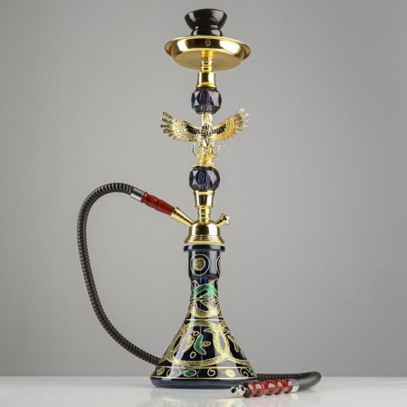 Hookan "Gohan", 52 cm, 1 pipe, golden