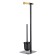 Bergenson Bjorn Bath Mats suspended toilet paper holder, Black Color Black