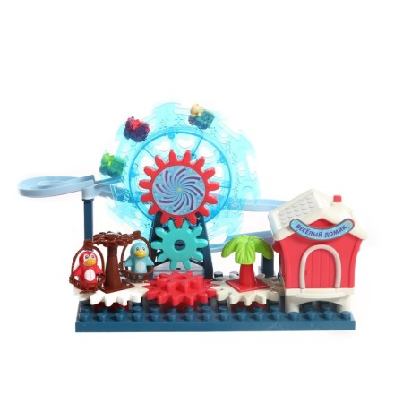Designer developing with gears "Funny train", 33 details-1