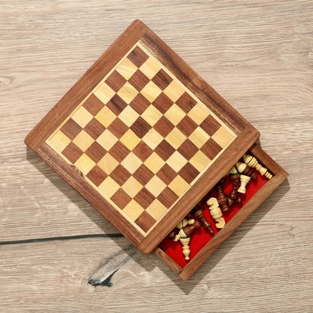 Magnetic chess 20.5x20.5x3.5 cm, shisham tree-3