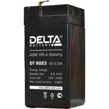 Delta DT 6023 battery (6V / 2.3AH)