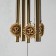 Wind music metal, tree "Symbol OM in the Sun" 5 tubes 60 cm