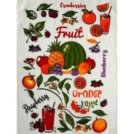 Kitchen towel Diva Afrodita "Fruits", size 40x60 cm-3
