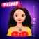 Game set, a maneken doll with accessories "Fairytale", Snow White