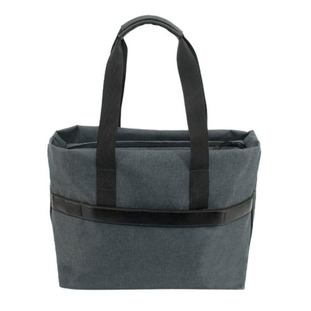 Road bag, textiles, gray 37x12x30 cm-1