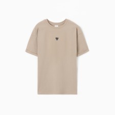 Women's T -shirt, beige color, size 50