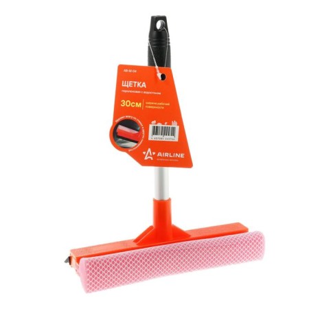 AIRLINE brush for washing glasses, with foam rubber and a water supply, compact, 30 cm AB-M-04-1