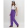 Ski pants female, size 50, purple color
