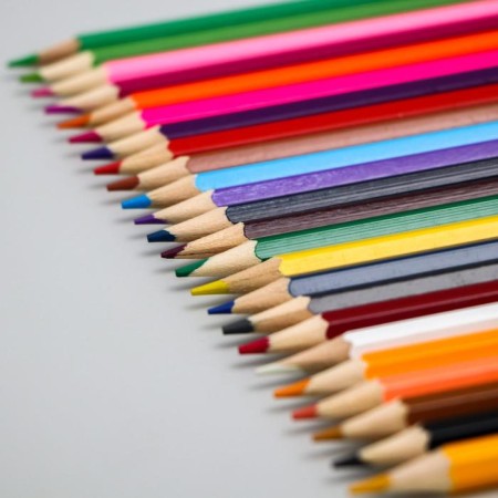 Colored pencils, 24 colors, hexagonal, cats aristocrats-2