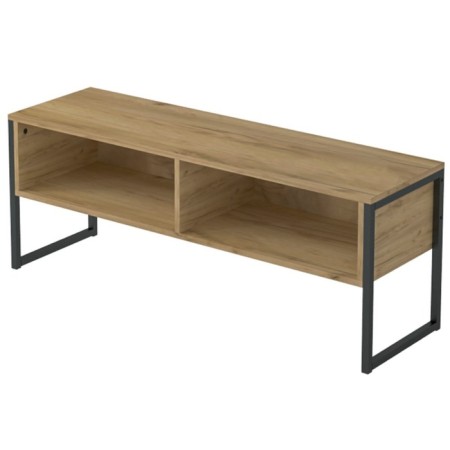 Tumba for TV Chicago 118x35x45 cm, oak craf gold, black-1