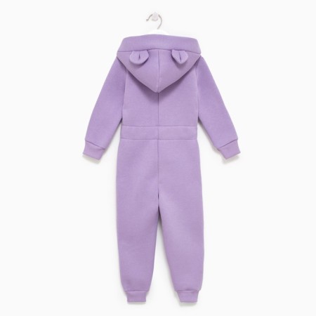Комбинезон детский с начёсом KAFTAN "Basic line" р.26 (80-86), лиловый-7