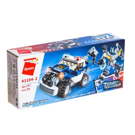 Constructor Robot Police Transport, 6 types, mix-1