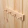 Mange "Classic" 4 hooks, linden, 35x2.5x6.5 cm wicker