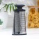 Terka oval shares "Profi", 24 × 12 × 6 cm, rubberized, black handle color is black