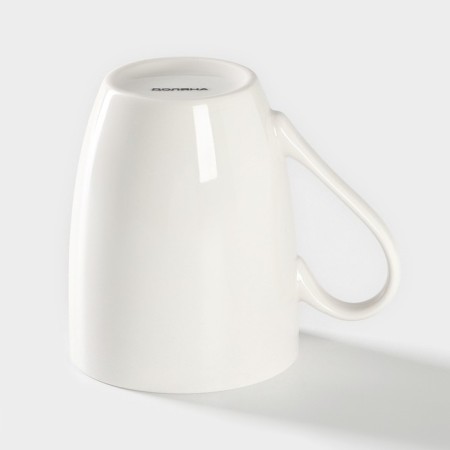 Porcelain share mug "Catet Melomanes", 350 ml, white color-2