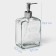 Glass soap dispenser 580 ml