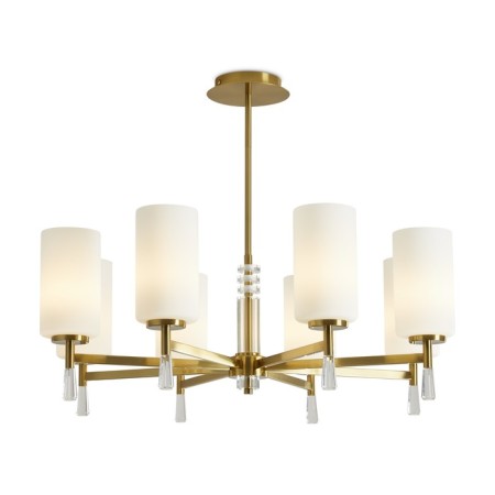 Suspended lamp Freya FR2031PL-08BS Chic, 755x755x600 mm, E27, 8x40W, brass color