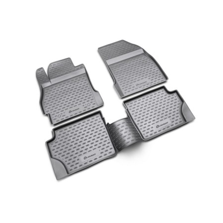 Rugs in the salon for Mazda 2 (De2) 2007-2014, 4 pcs.