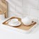 Tray with Terra handles, 36 × 26 × 3 cm, bamboo, color mix