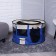 Animal aviary, tent, round, 70 x 40 cm, blue