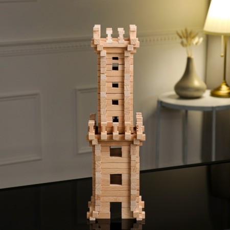 The designer wooden "Tower", 213 details, an array of beech-3