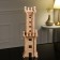 The designer wooden "Tower", 213 details, an array of beech